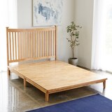 리비니아 평상형 원목 침대 프레임 퀸(Q) 2colors