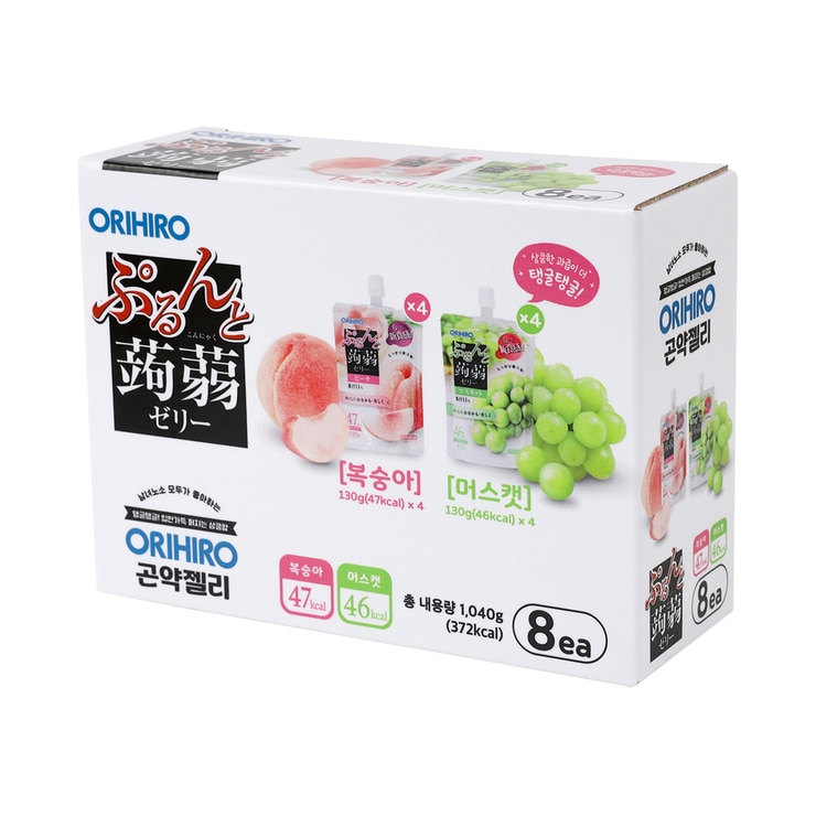 Orihiro Fruit Jelly 1,040g / 130g X 8packs 677303