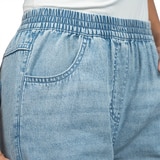 잭스 걸프렌드 여성 밴딩 데님 팬츠