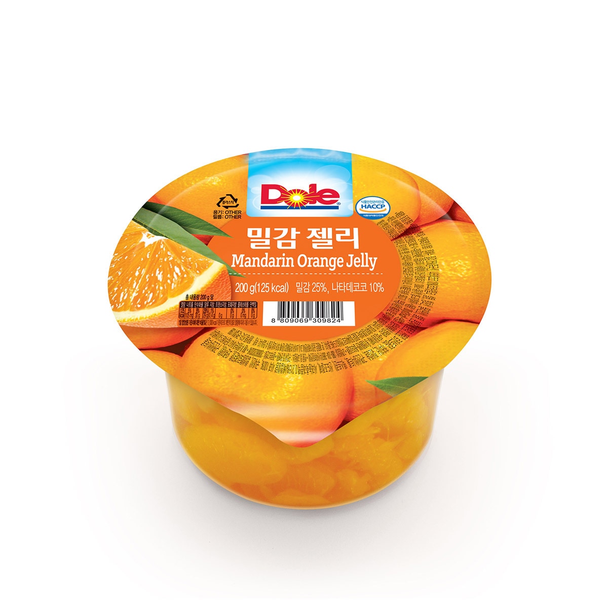 Dole 밀감젤리200g x 6 +백도젤리200g x 6