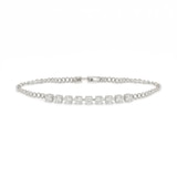 클라베드제이 14K 골드 0.90ctw 다이아몬드 팔찌 루미엘