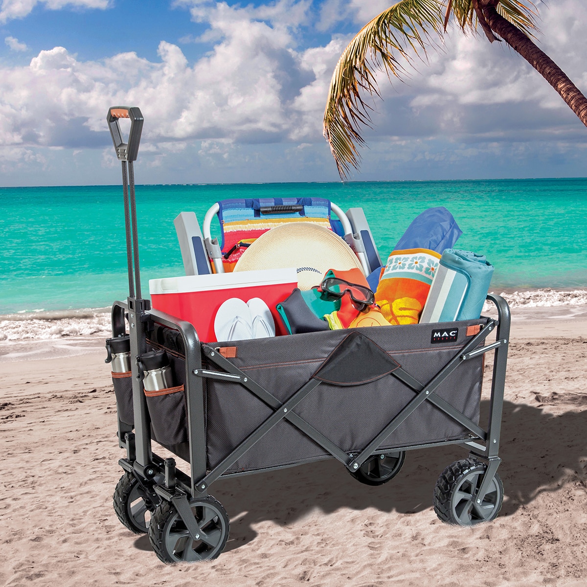 맥스포츠 접이식 손수레 XL