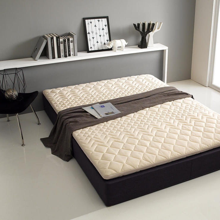 럭스나인 천연라텍스 패드 (5cm) - 슈퍼싱글, 베이지