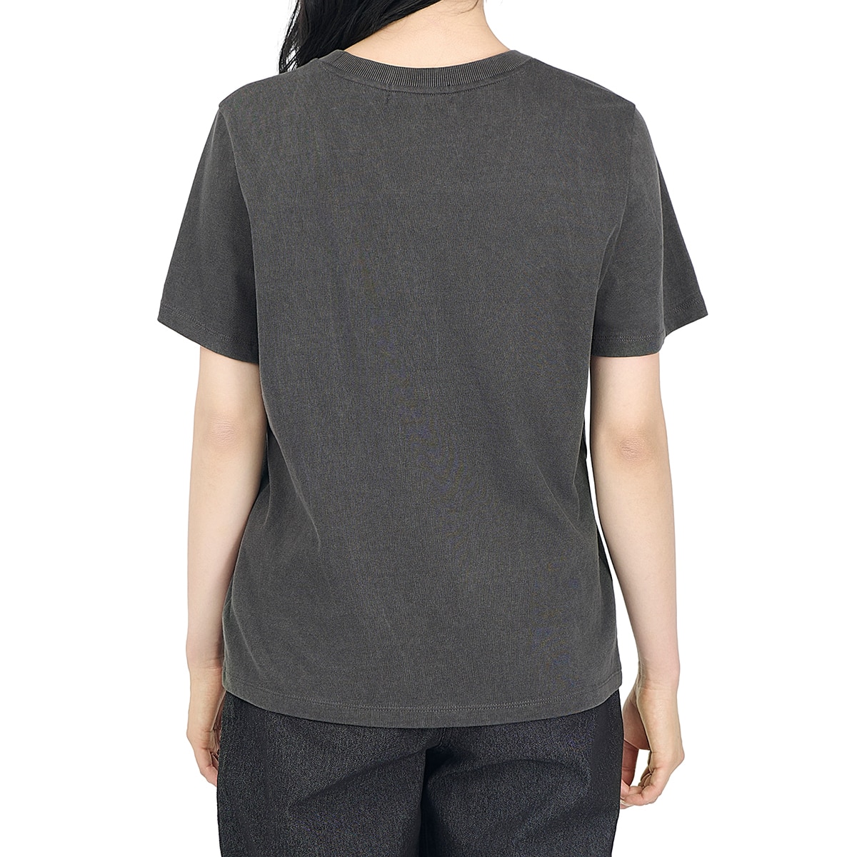 코데즈컴바인 여성 반소매 티셔츠 - 다크 그레이, S