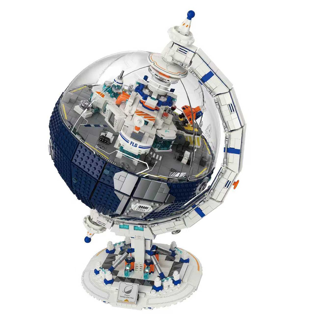 우주 행성 기지 브릭 세트