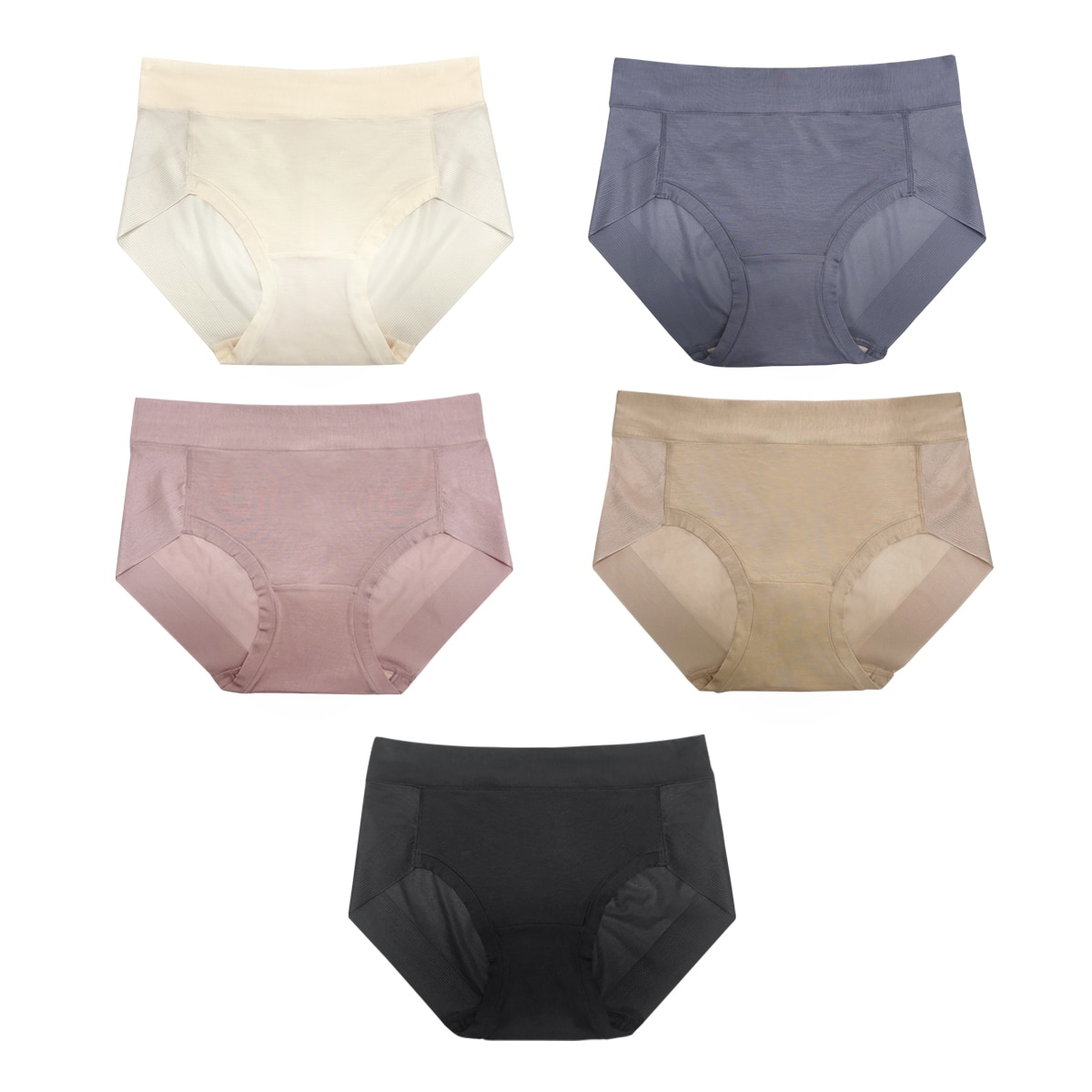 바디블루 여성 헴 팬티 5매 - 26D