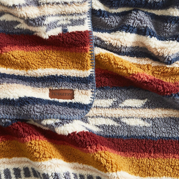 Pendleton 셔파 담요 127x177cm - 살틸로스트라이프(네이비) Pendleton 셔파 담요 127x177cm - 살틸로스트라이프(네이비)
