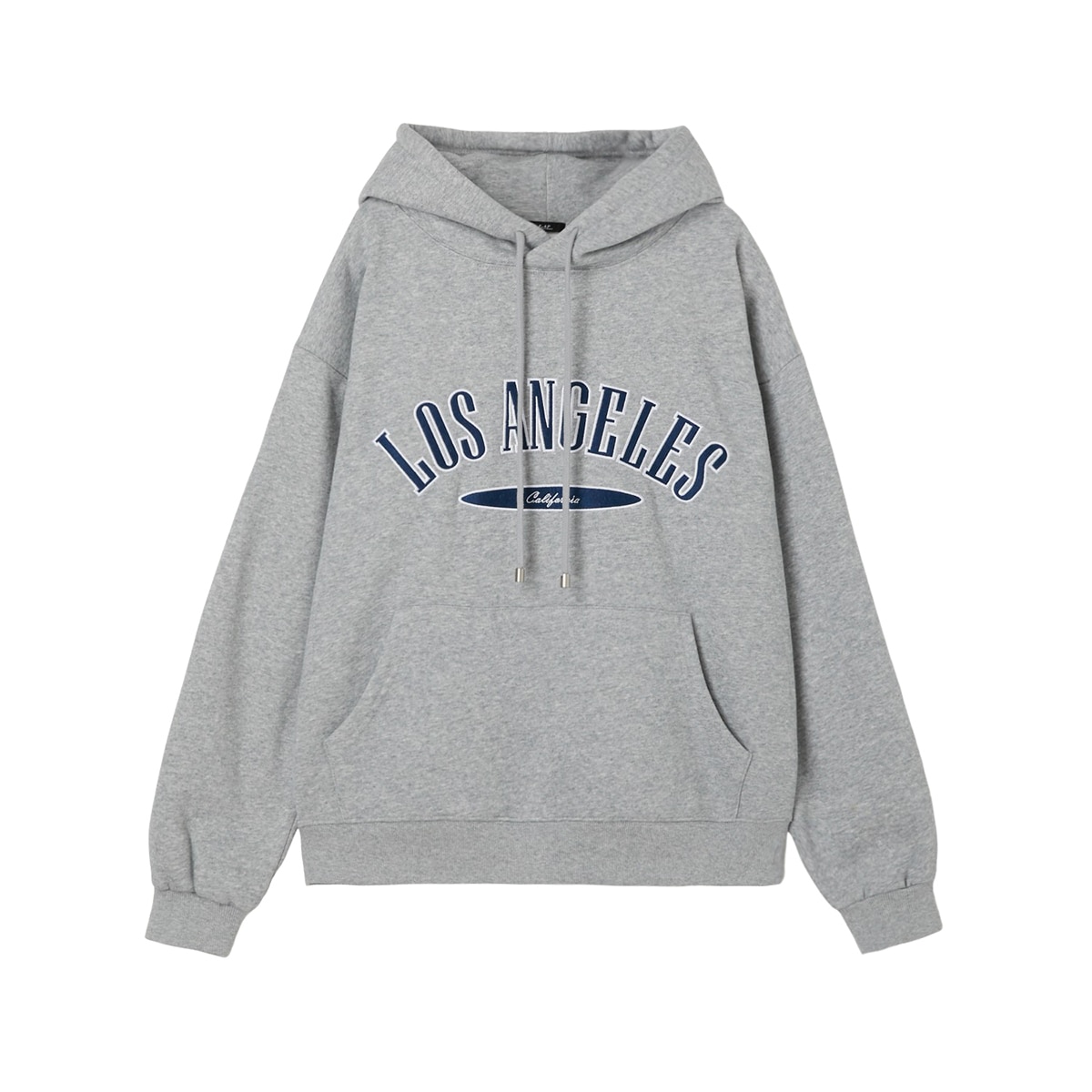 LAP 여성 기모 자수 후디 - 그레이 LAP 여성 기모 자수 후디 - 그레이