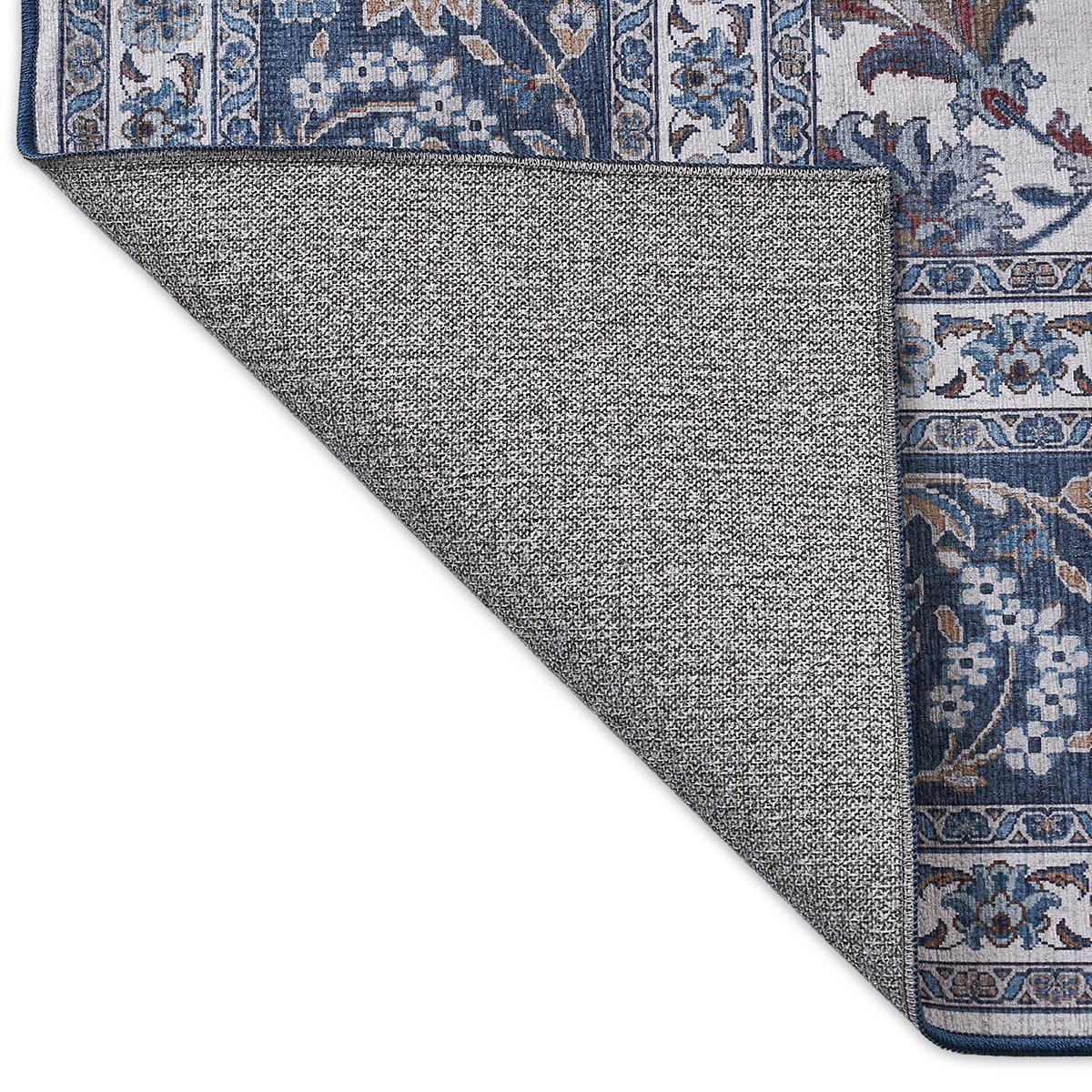 Wyatt&Ash 워셔블 러그 & 러너 세트 - 블루 Wyatt&Ash 워셔블 러그 & 러너 세트 - 블루