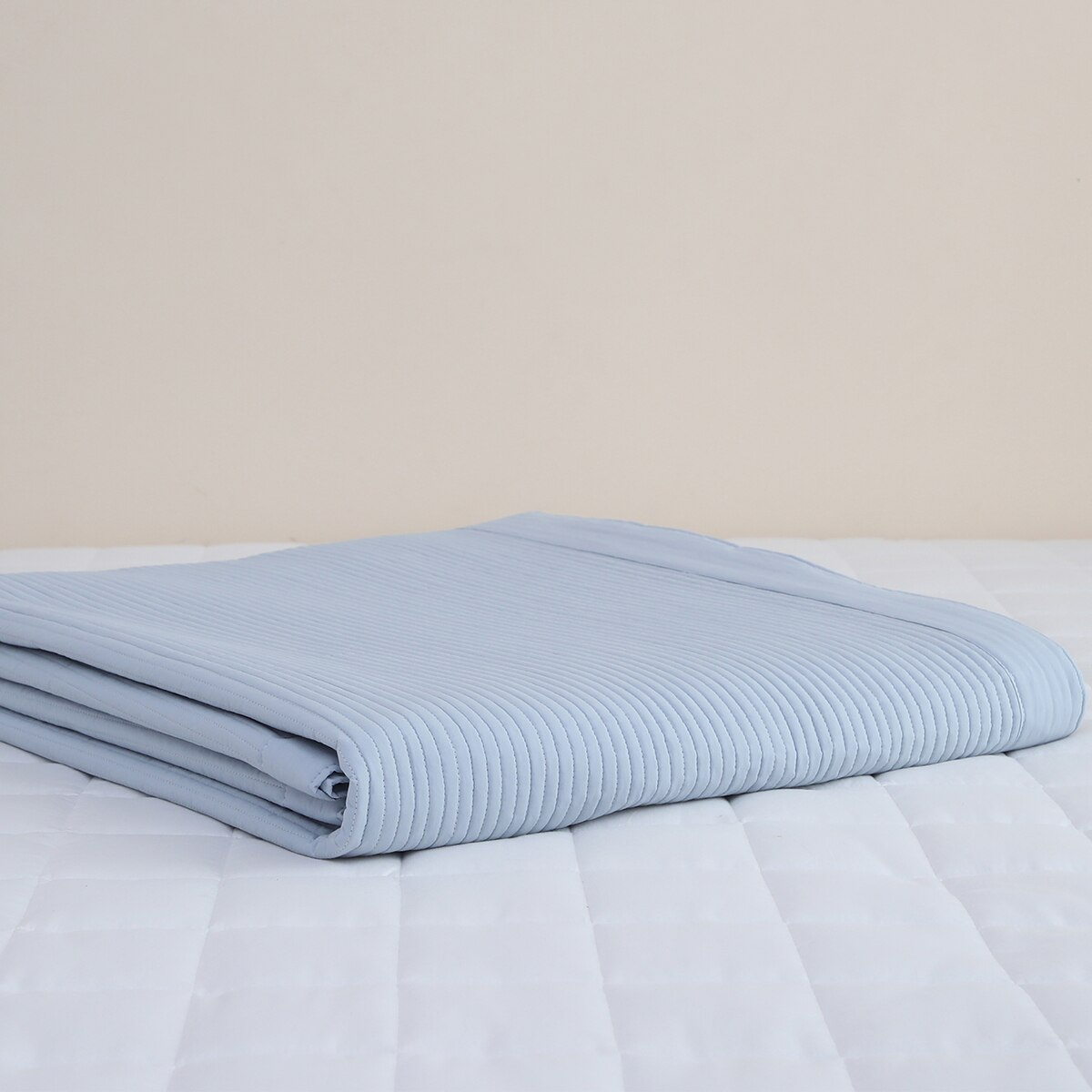 April At Home 앤더슨 양모 워싱 스프레드 - 퀸, 블루