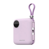 스마텍 케이블 일체형 미니 보조배터리 세트 2P - 퍼플