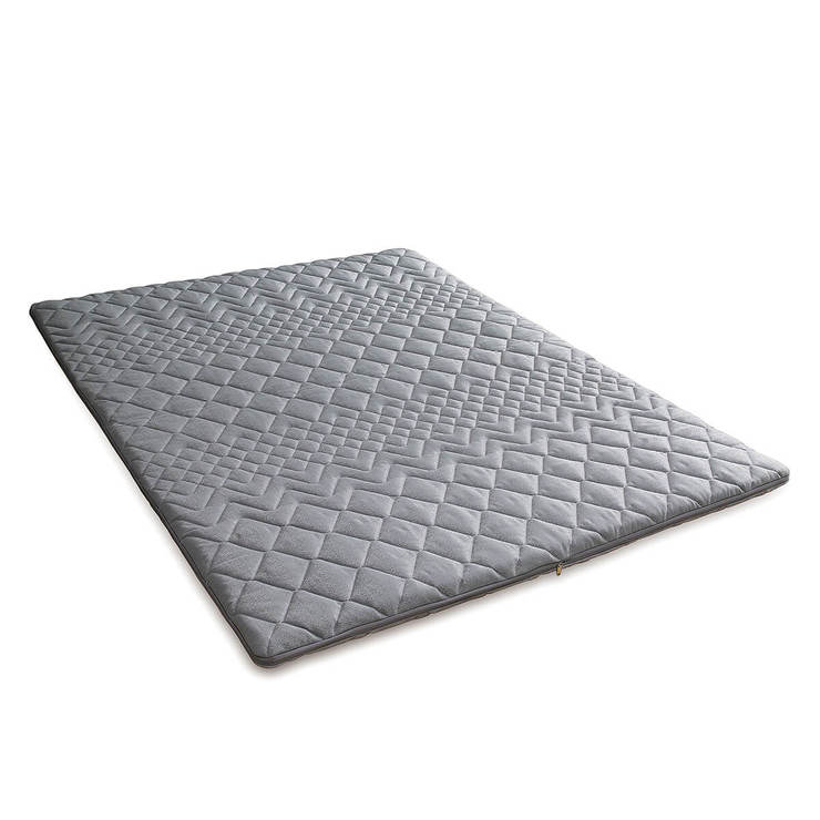 럭스나인 천연라텍스 패드 (5cm) - 킹, 그레이 럭스나인 천연라텍스 패드 (5cm) - 킹, 그레이