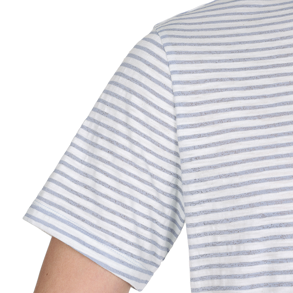 게스 남성 반소매 슬럽 티셔츠 - 라이트블루