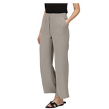 크레송 여성 와이드 밴딩 팬츠