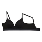 엘르 여성 엘라스틱 노와이어 브라 2매 - 라이트스킨/블랙, S