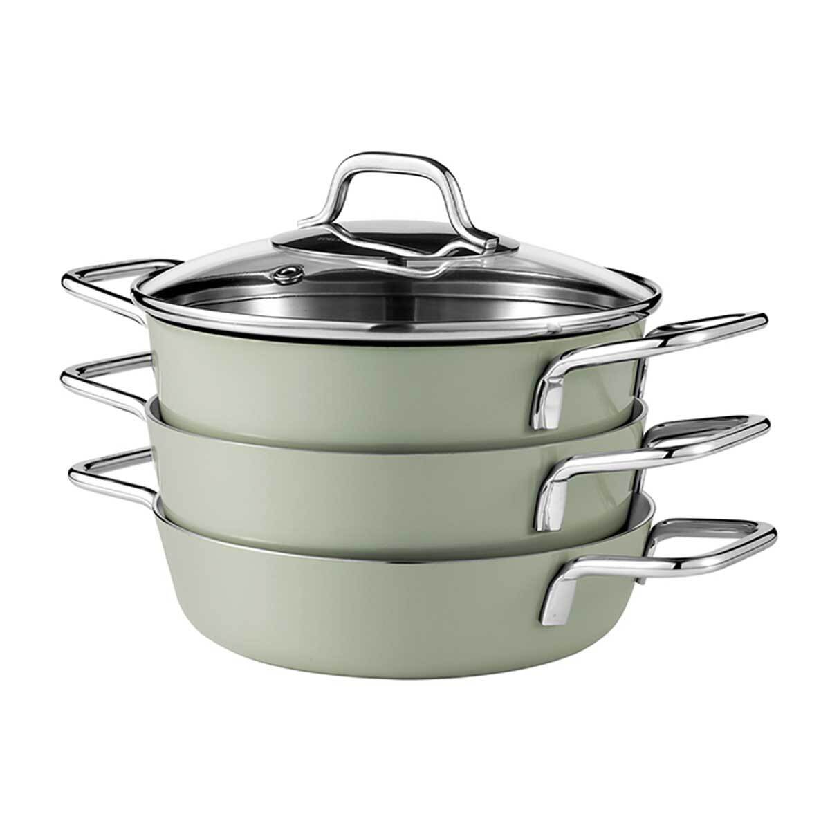 에델코첸 통 3중 스택이지 냄비 세트 4P (18cm)
