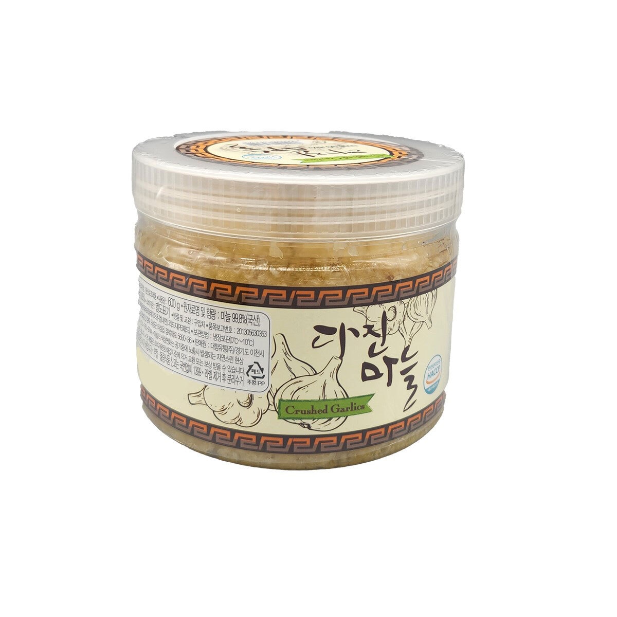 다진마늘 600g x 4개