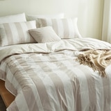 April At Home 60수 고밀도면 차렵이불 베개세트-퀸, 베이지 April At Home 60수 고밀도면 차렵이불 베개세트-퀸, 베이지