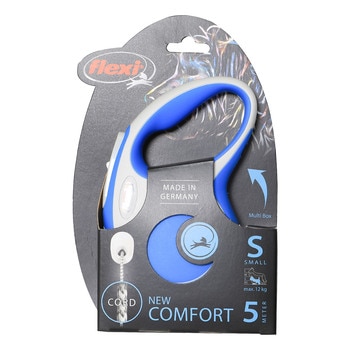 플렉시 뉴 컴포트 애견 자동줄 S (5m) - 블루