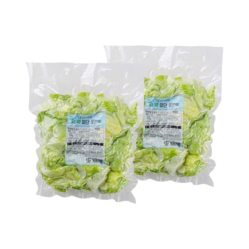 무농약 절단 양상추 1kg x 2