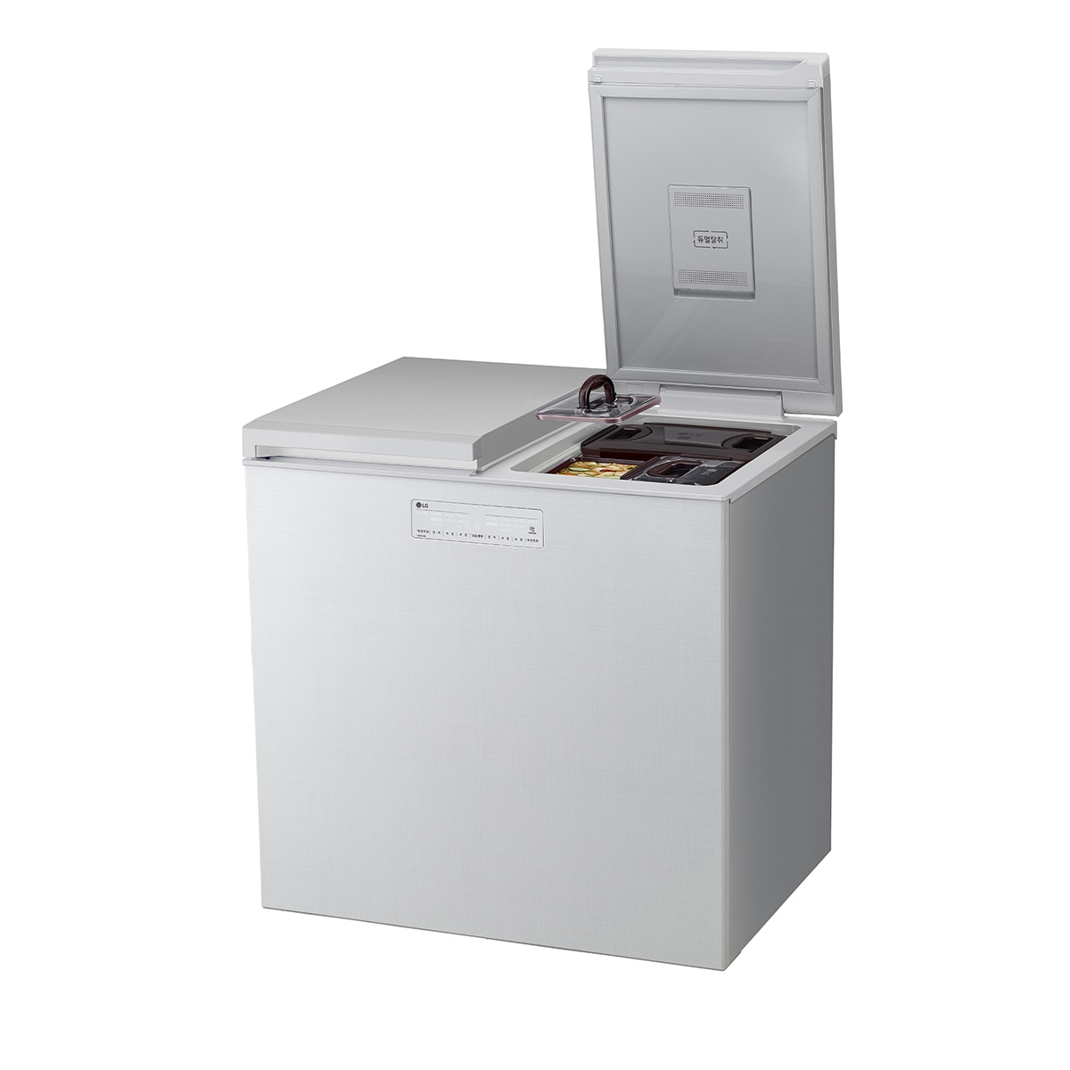엘지 디오스 김치톡톡 217L- 메탈 린넨화이트
