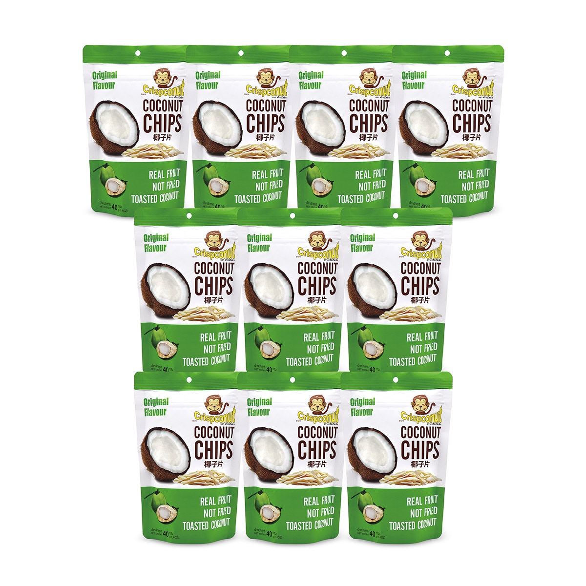 Crispconut 코코넛칩 40g x 10