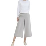 보니스팍스 여성 소프트 밴딩 팬츠 - 라이트 베이지, S