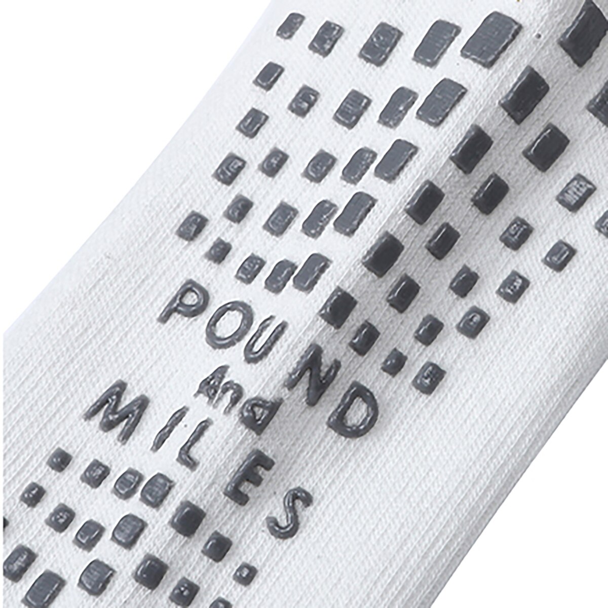 Pound & MIles 여성 압박 크루 양말 2 족 - 화이트