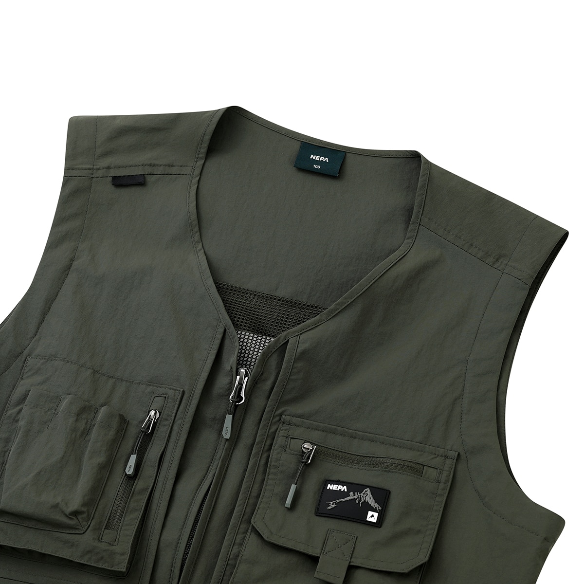 네파 성인 유틸리티 우븐 조끼 - 다크 카키