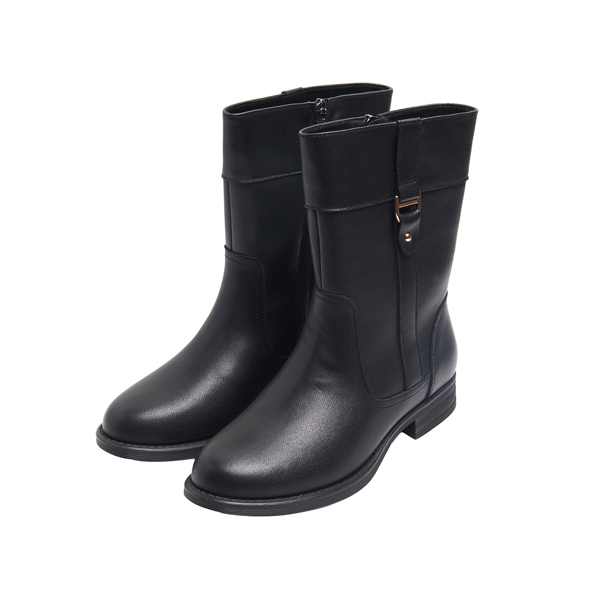 엘리자베스스튜어트 워머 하프 부츠 - 블랙 엘리자베스스튜어트 워머 하프 부츠 - 블랙