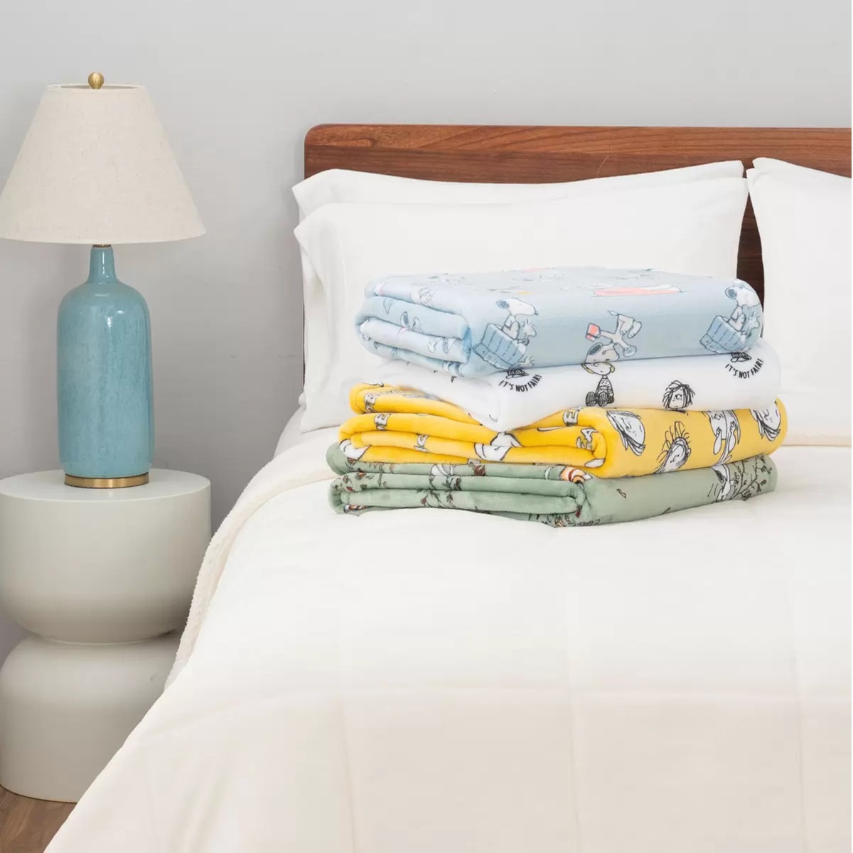 Peanuts 벨벳 담요 152 x 177cm