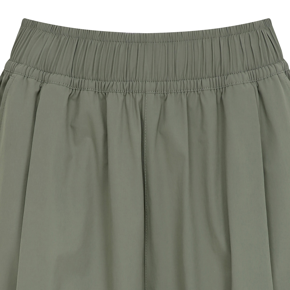 컬럼비아 여성 크롭 와이드 팬츠 - 라이트 카키, S