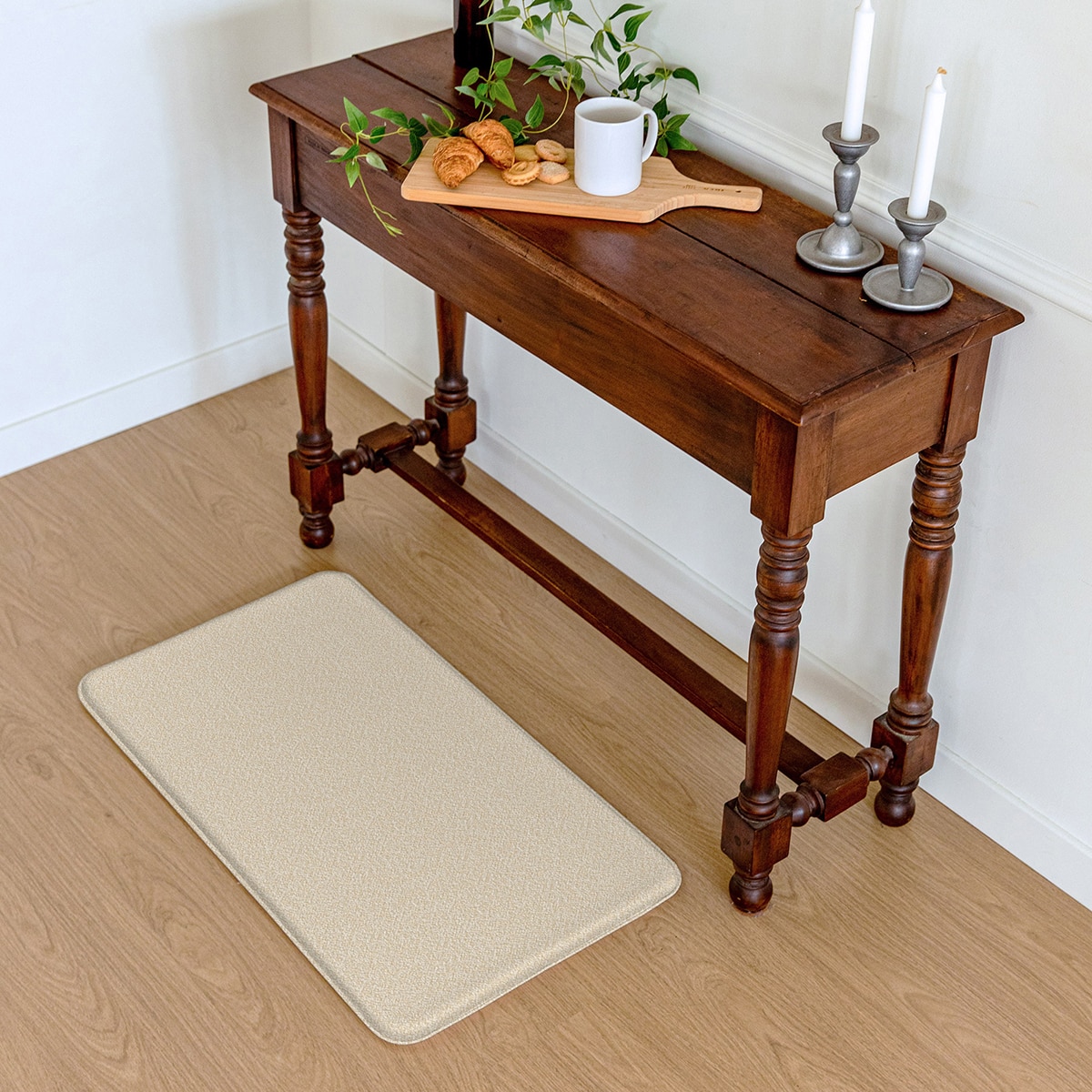 파크론 볼륨 주방매트 - 소형, 80 x 44 x 2cm, 루시아러그 그레이 / 베이지