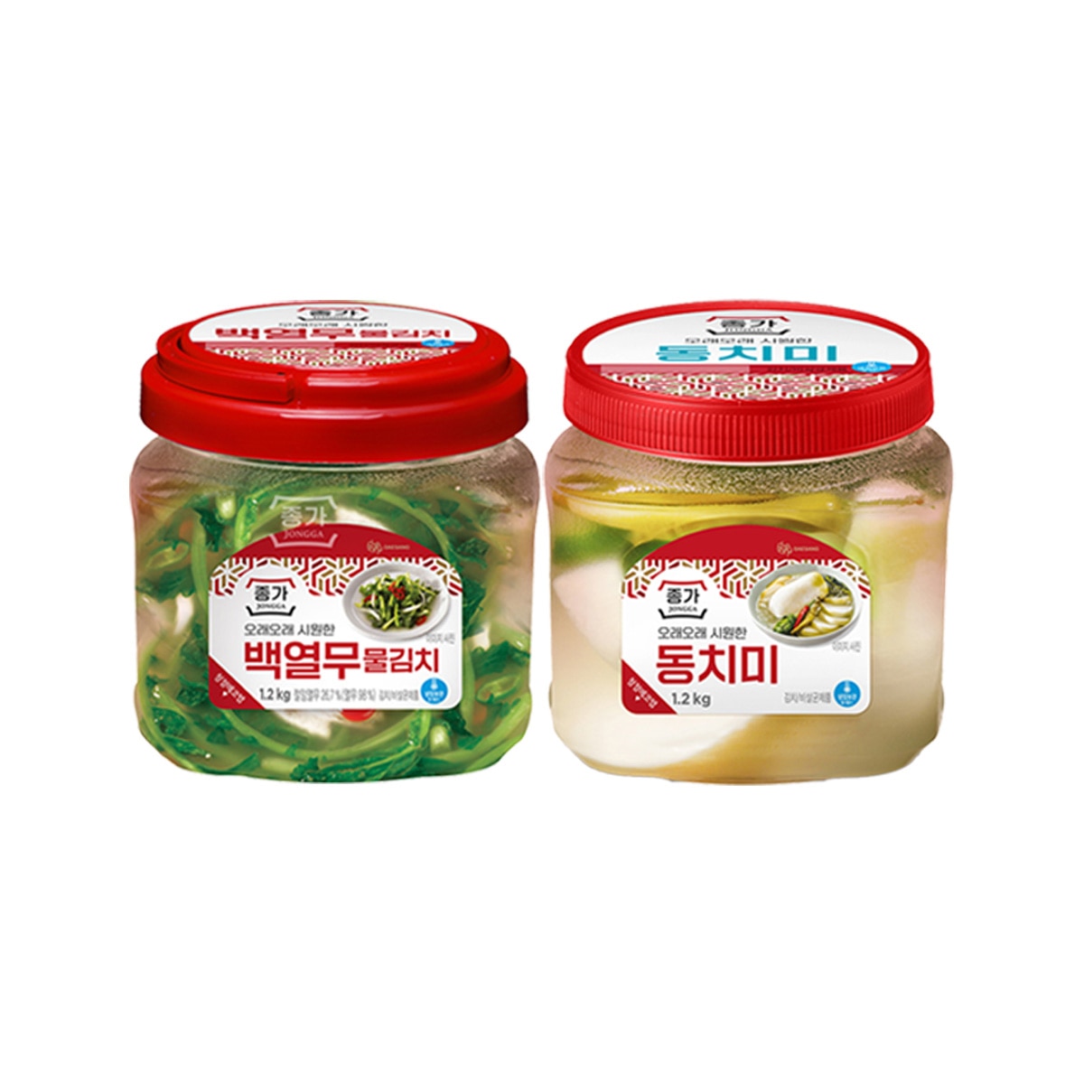 종가 백열무김치 1.2kg & 동치미 1.2kg 종가 백열무김치 1.2kg & 동치미 1.2kg
