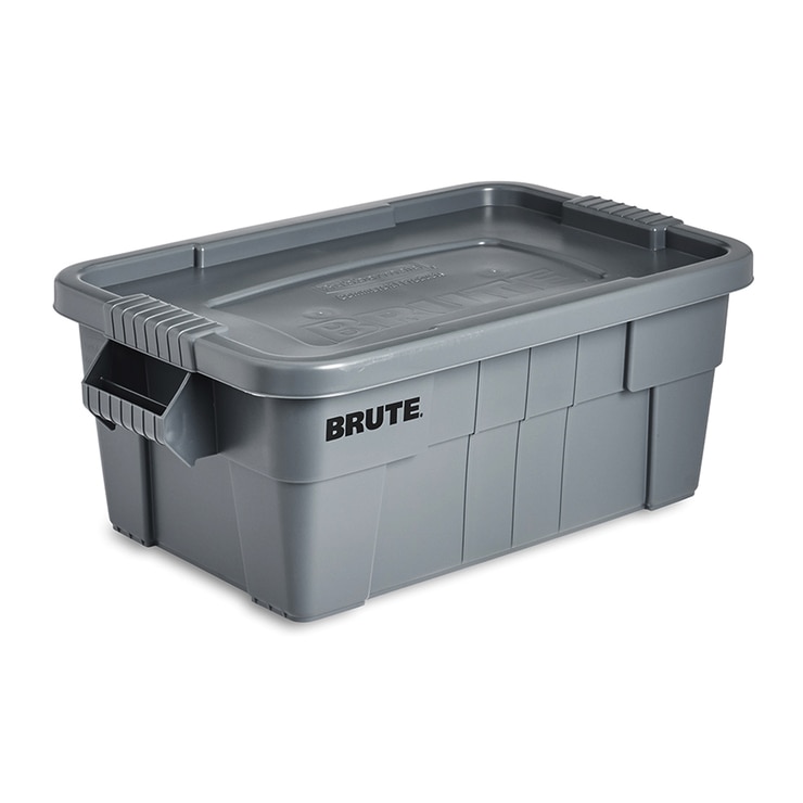 러버메이드 브루트 토트 박스 + 뚜껑 53L x 2개 - 그레이 러버메이드 브루트 토트 박스 + 뚜껑 53L x 2개 - 그레이
