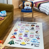 한일카페트x브레드이발소 키즈 러그 150x200cm - 알파벳놀이