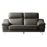 다우닝 레아 스테디 전체 천연가죽 3인 소파 - 진그레이 다우닝 레아 스테디 전체 천연가죽 3인 소파 - 진그레이