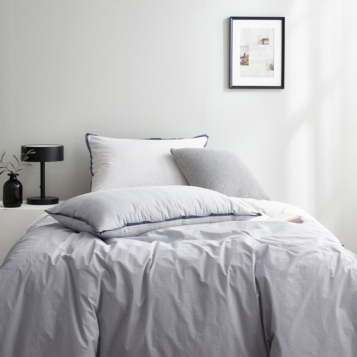 April At Home고밀도면 무봉제 극세사 양면차렵이불- SG, 그레이 April At Home고밀도면 무봉제 극세사 양면차렵이불- SG, 그레이