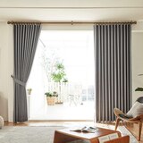 암막커튼 650x230/240 - 패턴 E (블루 그레이), 230