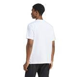 아디다스 남성 반소매 로고 티셔츠 - 화이트, XXL