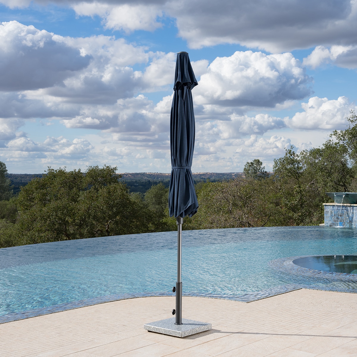 선빌라 정원용 우산, 지름 2.9m, 블루