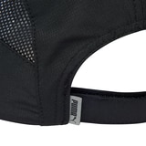 푸마 5패널 러닝 캡 모자 - 블랙