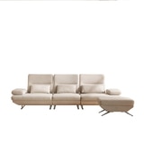 라클라우드 그랑블 스윙 기능성패브릭 4인 소파 + 스툴 - 아이보리