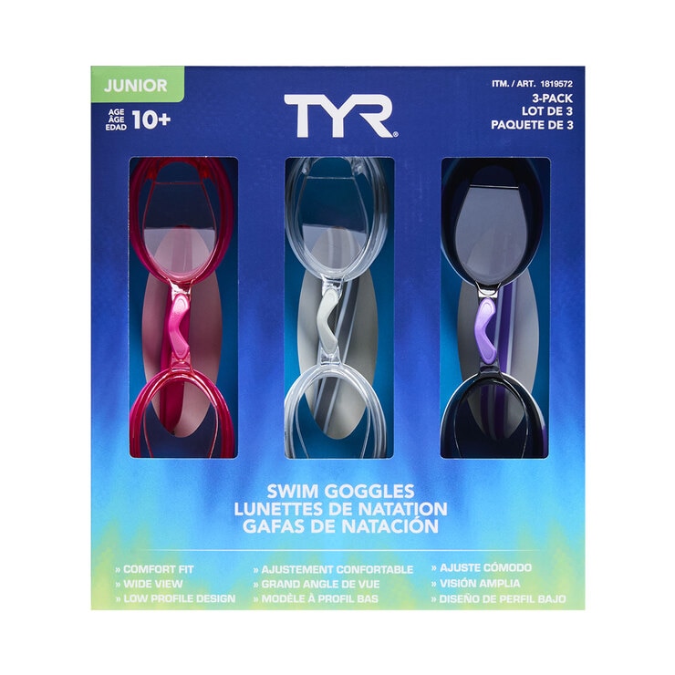 TYR 아동용 물안경 3개
