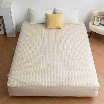 플로티나 순면 누빔 매트리스 커버 - 킹