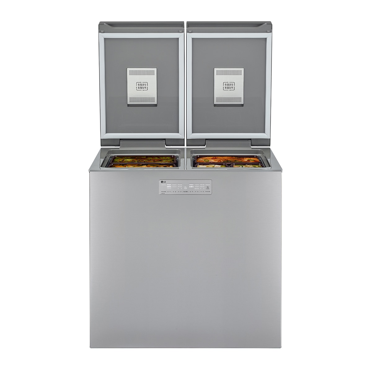 엘지 디오스 김치톡톡 217L- 메탈 샤이니퓨어