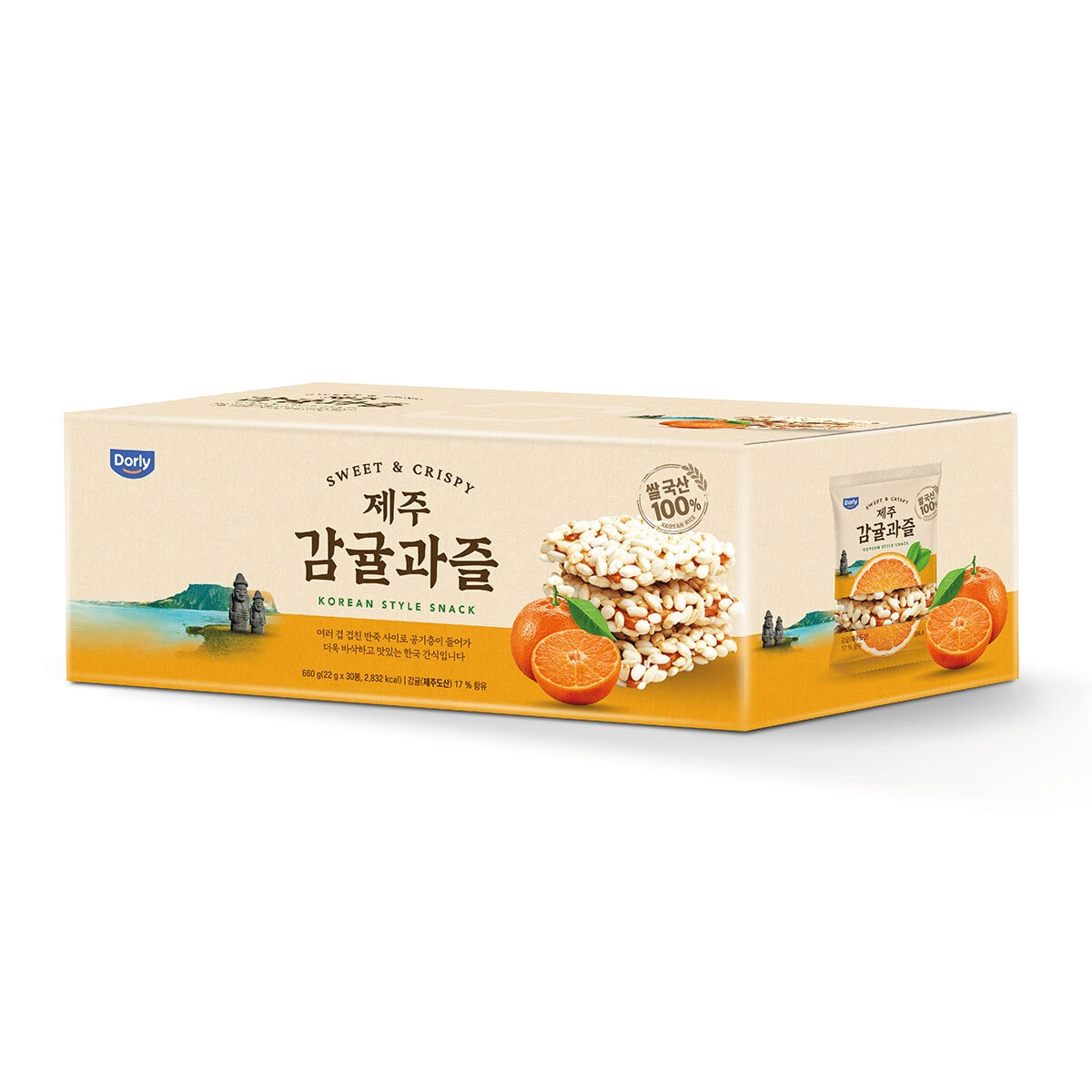 Dorly 제주감귤과즐 660g / 22g x 30