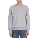 게스 남성 긴소매 티셔츠 - 멜란지 그레이(스몰로고), XL