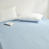 루마인 홈 순면 방수 매트리스 커버 - 퀸, 블루