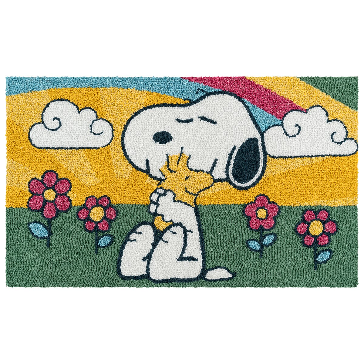 Gertmenian 피너츠 엑센트 러그 57x96cm - 레인보우